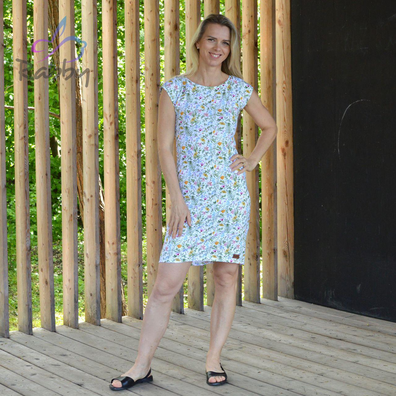 Dámské šaty jarní květy vel. 44