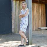 Dámské šaty jemné květy vel. 36