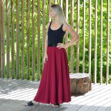 Dámská sukně dlouhá vínová vel. L