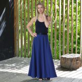 Dámská sukně dlouhá navy modrá vel. S