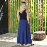 Dámská sukně dlouhá navy modrá vel. S