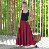 Dámská sukně dlouhá vínová vel. M