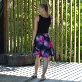 Dámské šaty krátké zlatý mramor vel. M