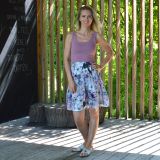 Dámské šaty krátké vintage květy vel. L