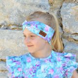 Čelenka překřížená lístky na mintu vel. 48 (obvod hlavy 47-50 cm)