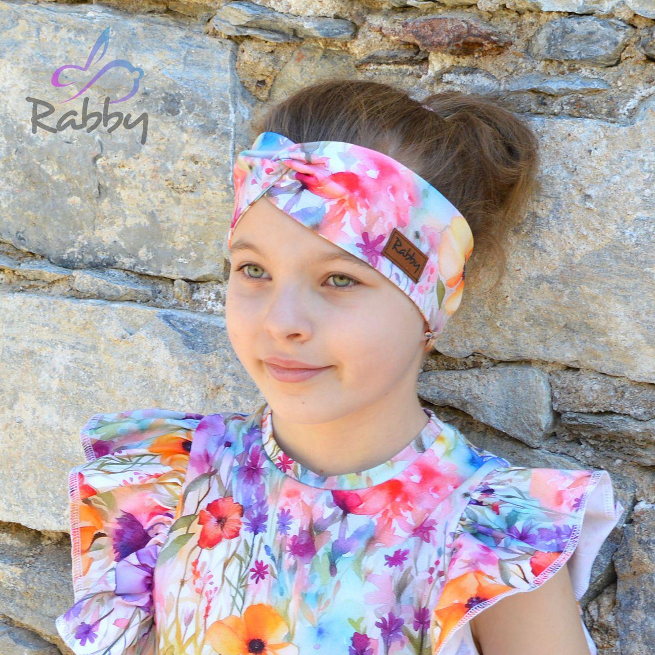 Čelenka překřížená louka vel. 48 (obvod hlavy 47-50 cm)