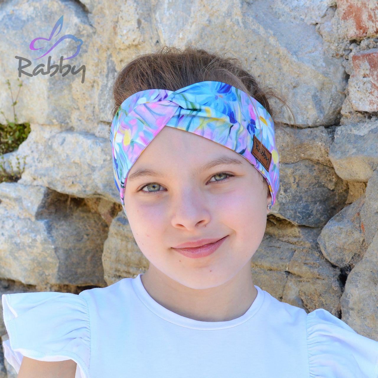 Čelenka překřížená jaro vel. 50 (obvod hlavy 49-52 cm)