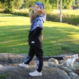 Softshellová parka rozkvetlý les vel. 104