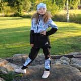 Softshellová parka lístky na mintu vel. 86