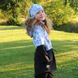 Softshellová parka lístky na mintu vel. 92