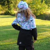 Softshellová parka lístky na mintu vel. 122