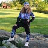 Softshellová parka rozkvetlý les vel. 98