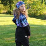 Softshellová parka rozkvetlý les vel. 86