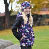 Softshellová bunda barevný jednorožec vel. 146