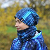 Set homeless čepice a nákrčníku ajťák vel. 50 (obvod hlavy 49-52 cm)