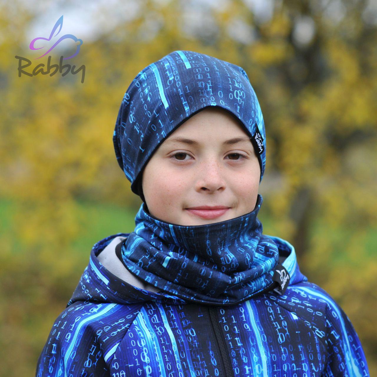 Set homeless čepice a nákrčníku ajťák vel. 52 (obvod hlavy 51-54 cm)