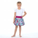 Balonová sukně pivoňky na mintu vel. 6-8 let