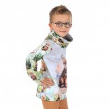 Mikina s vysokým límcem vlče vel.  92