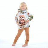 Mikina s vysokým límcem sovička vel.  92