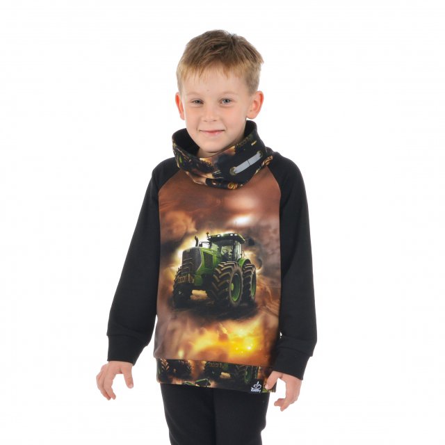 Mikina s vysokým límcem traktor vel. 92