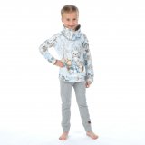 Mikina s vysokým límcem zimní zvířátka vel.  92