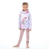 Mikina s vysokým límcem jednorožec s fleky vel. 128