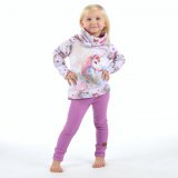 Mikina s vysokým límcem jednorožec vel.  98