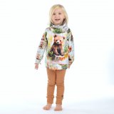 Mikina s vysokým límcem medvídě vel. 110