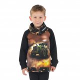 Mikina s vysokým límcem traktor vel. 128