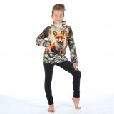 Mikina s vysokým límcem zimní liška vel. 128