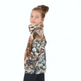 Mikina s vysokým límcem zimní liška vel. 140