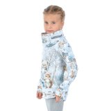 Mikina s vysokým límcem zimní zvířátka vel. 110