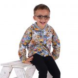 Bomber mikina na zip stavba vel. 98