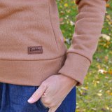 Dámská mikina elegance třpyt karamel vel. 34