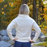 Dámský svetr elegance smetana vel. 40