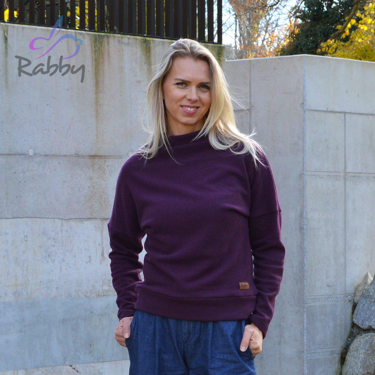 Dámský svetr elegance ostružina vel. 44