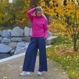 Dámský svetr elegance malina vel. 38