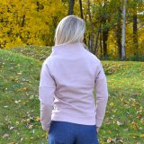 Dámská mikina elegance třpyt růžová vel. 42