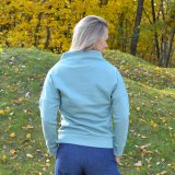 Dámská mikina elegance třpyt mint vel. 38