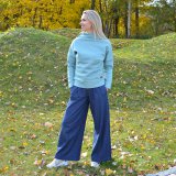 Dámská mikina elegance třpyt mint vel. 40