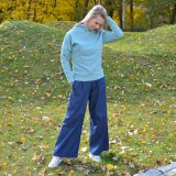 Dámská mikina elegance třpyt mint vel. 40