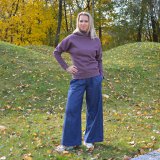 Dámská mikina elegance třpyt mauve vel. 38