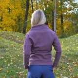 Dámská mikina elegance třpyt mauve vel. 40