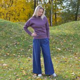 Dámská mikina elegance třpyt mauve vel. 40