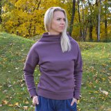 Dámská mikina elegance třpyt mauve vel. 42