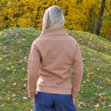 Dámská mikina elegance třpyt karamel vel. 36