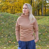 Dámská mikina elegance třpyt karamel vel. 40