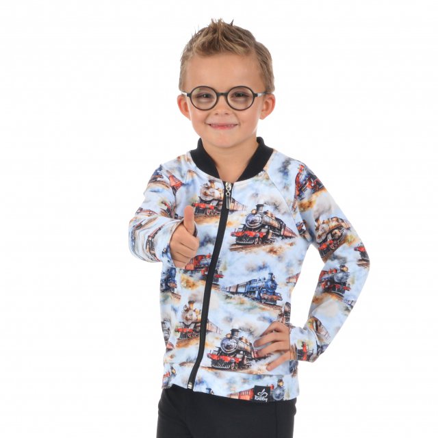 Bomber mikina na zip mašinky vel. 68