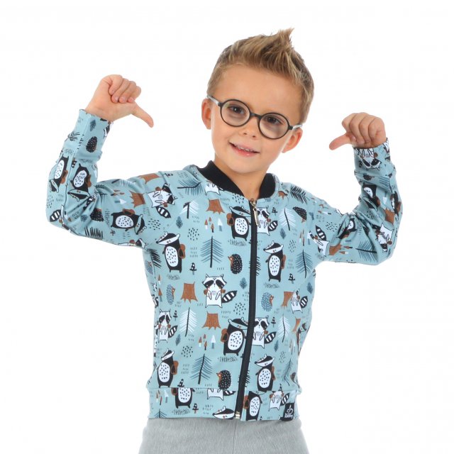 Bomber mikina na zip mýval vel.  68