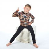 Bomber mikina na zip trucky na hnědé vel. 86